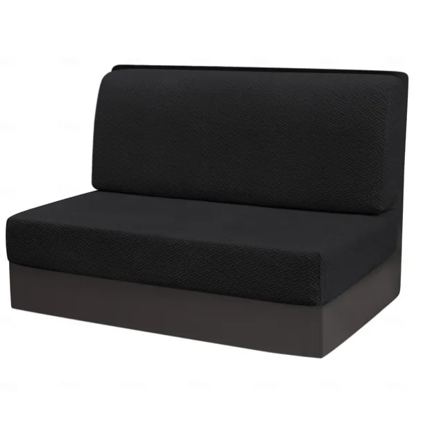 2-Piece RV Dinette Cushion Covers Stretch T-Shaped Sofa Cushion Covers - Elastic Slipcovers for Camper Seats - Durable and Easy to Fit RV Furniture Protection