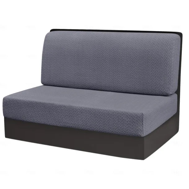 2-Piece RV Dinette Cushion Covers Stretch T-Shaped Sofa Cushion Covers - Elastic Slipcovers for Camper Seats - Durable and Easy to Fit RV Furniture Protection