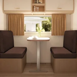 2-Piece RV Dinette Cushion Covers Stretch T-Shaped Sofa Cushion Covers - Elastic Slipcovers for Camper Seats - Durable and Easy to Fit RV Furniture Protection