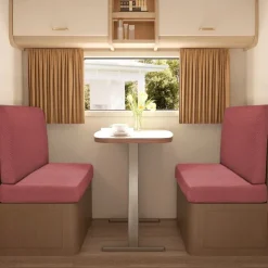 2-Piece RV Dinette Cushion Covers Stretch T-Shaped Sofa Cushion Covers - Elastic Slipcovers for Camper Seats - Durable and Easy to Fit RV Furniture Protection