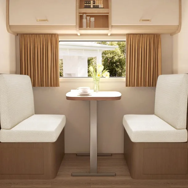 2-Piece RV Dinette Cushion Covers Stretch T-Shaped Sofa Cushion Covers - Elastic Slipcovers for Camper Seats - Durable and Easy to Fit RV Furniture Protection