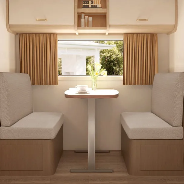 2-Piece RV Dinette Cushion Covers Stretch T-Shaped Sofa Cushion Covers - Elastic Slipcovers for Camper Seats - Durable and Easy to Fit RV Furniture Protection