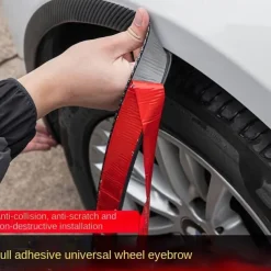 4-piece set of matt PVC wheel arch guards - Scratch and impact protection for the front guard