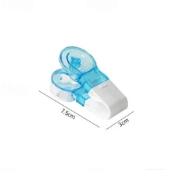 Pill Crusher, Medicine Separator, 2-in-1 Multi-functional Medicine Container, Pill Cutting Box, Medicine Grinding Box, Pill Dispenser, Portable Pocket Pill Box