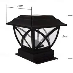 Pillar Lamp Garden Posts Caps Lighting Landscape LED Lights Post Light 110-240V