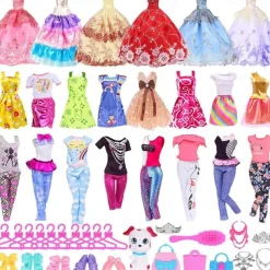 Pink Doll Clothes And Accessories,11.5 Inches 30 Cm Doll Clothes Accessories Toy Play House Kindergarten Yitian Doll
