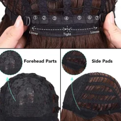 Pink Wigs For Women Synthetic Wig Cosplay Wig Wavy Kardashian Wavy Asymmetrical with Bangs Wig Pink Long Pink Synthetic Hair Women's with Bangs Pink Halloween Wigs