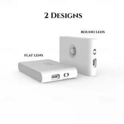 PIR Motion Sensing Night Light USB Rechargeable LED Human Body Sensing Night Light Smart Light Control Wall Lamp for Room Wall Wardrobe Home Bathroom Shoe Cabinet Bedroom Lighting