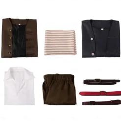 Pirates of the Caribbean Pirates of the Caribbean Cosplay Costume Outfits Costume Cosplay Cosplay Costume Movie Cosplay for Men's Adults' Masquerade