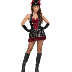 Pirates of the Caribbean Pirate Jack Sparrow Dress Outfits Costume Adventure Movie Cosplay Movie Cosplay for Women's Adults Halloween Carnival Performance Masquerade