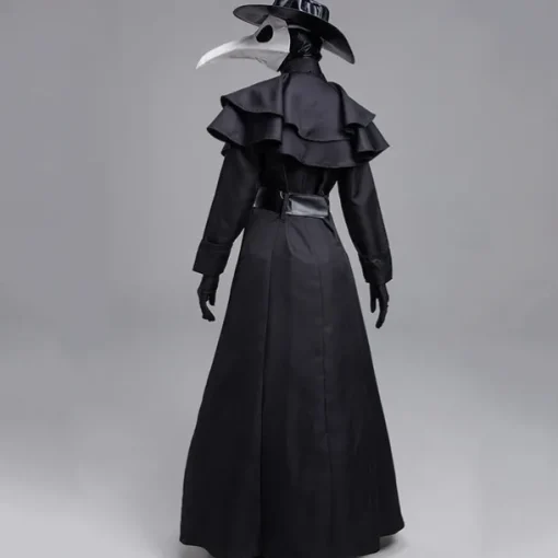 Plague Doctor Halloween Cosplay Costume Masquerade Steampunk Adults' Men's Women's Masquerade Mardi Gras Easy Halloween Costumes Dress Up