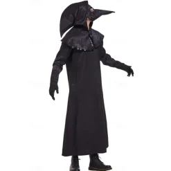 Plague Doctor Halloween Cosplay Costume Steampunk Adults' Men's Women's Masquerade Party Easy Halloween Costumes Dress Up