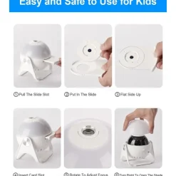 Planetarium Projector Lights Galaxy Projection 7 in 1 with 360 Rotating Nebula Moon Night Lamp Planet Aurora for Baby Bedroom Ceiling Game Room Party Bar