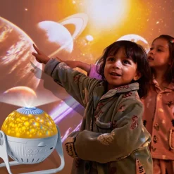 Planetarium Projector Lights Galaxy Projection 7 in 1 with 360 Rotating Nebula Moon Night Lamp Planet Aurora for Baby Bedroom Ceiling Game Room Party Bar