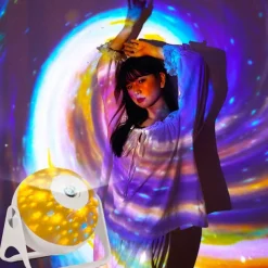 Planetarium Projector Lights Galaxy Projection 7 in 1 with 360 Rotating Nebula Moon Night Lamp Planet Aurora for Baby Bedroom Ceiling Game Room Party Bar