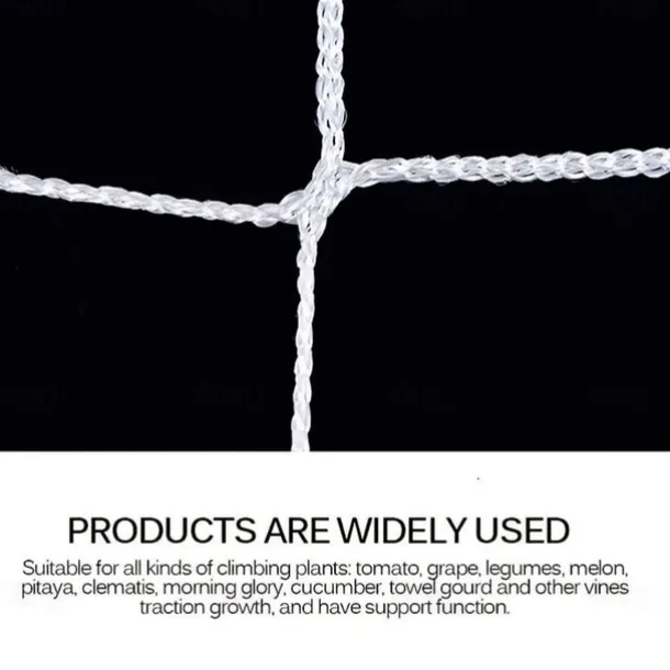 Plant Trellis Netting, Heavy-Duty Polyester Grow Net, Garden Trellis Netting with Square Mesh for Climbing Plants, Vegetables, Fruits, and Flowers