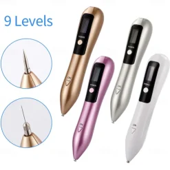 Plasma Pen Laser Tattoo Mole Removal Machine LCD Rechargeable Face Care Skin Tag Removal Freckle Wart Dark Spot Remover