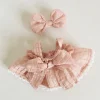 Plush Doll Clothes Cute Floral Bract Dress Doll Clothes for 7in/17cm Plush Labubu Kawaii Doll Accessories Toys Gifts for Girls(WITHOUT Doll)