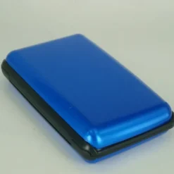 Pocket Business Id Credit Cards Wallet Holder Case Aluminum Metal Men Waterproof Business Id Credit Card Wallet Plastic Pouch