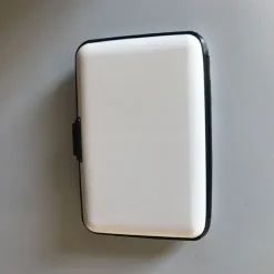 Pocket Business Id Credit Cards Wallet Holder Case Aluminum Metal Men Waterproof Business Id Credit Card Wallet Plastic Pouch