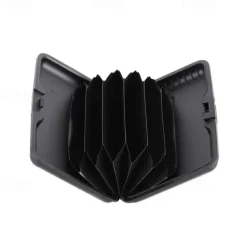 Pocket Business Id Credit Cards Wallet Holder Case Aluminum Metal Men Waterproof Business Id Credit Card Wallet Plastic Pouch