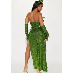 Poison Ivy Halloween Dress Carnival Costume Sexy Costume Adults' Women's Halloween Carnival Mardi Gras Carnival Party Easy Halloween Costumes Dress Up