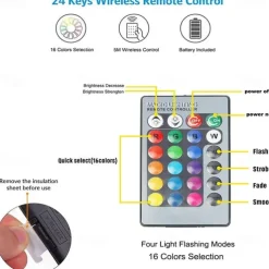 Pond Lights Underwater Fountain Light LED Submersible Spotlight RGB 16Colors Waterproof with Remote Control 10W DC12V Outdoor Garden Landscape Light 1PC 2PCS