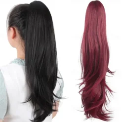 Ponytail Extension Claw for Women Curly Hair Piece 24 Synthetic Pony Tail Hair Extensions Very Long & Voluminous Curled Wavy Heat-Resisting