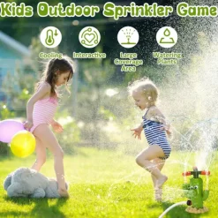 Pools & Water Fun Sprinkler Toy Pool Toys Cactus Focus Toy Adorable Parent-Child Interaction Plastic Kid's Adults' Summer Party Holiday for Boys and Girls