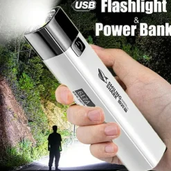 Portable 2 IN 1 990000LM Ultra Bright G3 Tactical LED Flashlight Torch Light Outdoor Lamp Camping Tactics Flash USB Rechargeable