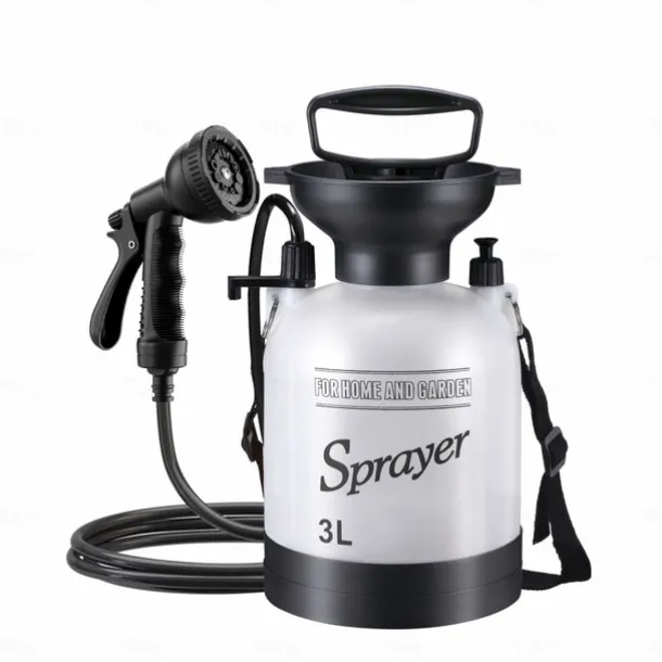 Portable Camping Shower, 10 Spray Modes, Insulated Pressure Sprayer, Warm Water Outdoor Shower for Hiking, Beach, Pet Washing