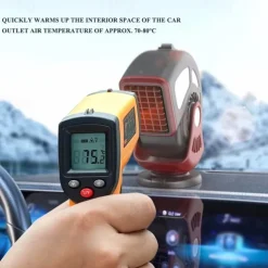 Portable Car Heater 12V / 24V Hot Air Heater Fan for Car Truck Winter Window Warmer Hand Warmer Heater