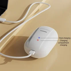 Portable Cordless TENS Massage Patch Pain Relief Muscle Stimulation Patch Rechargeable with Charging Case Electric Pulse Patch for Relaxation