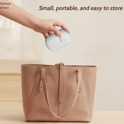 Portable Cordless TENS Massage Patch Pain Relief Muscle Stimulation Patch Rechargeable with Charging Case Electric Pulse Patch for Relaxation