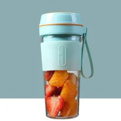 Portable Electric Juicer Smoothie Blender 4 Knife Mini Blenders USB Wireless Rechargeable Mixer Juicers Cup for Sports Travel
