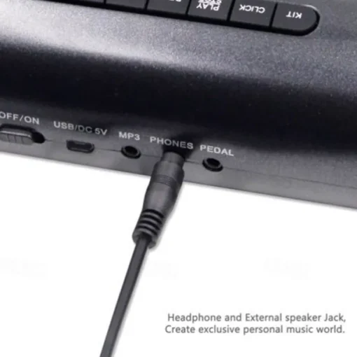 Portable Electronic Drum Kit Mini USB Interface Kids Silicon Foldable Electronic Roll up Digital Drum Pad Kit with Drum Stick Foot Switch Pedal