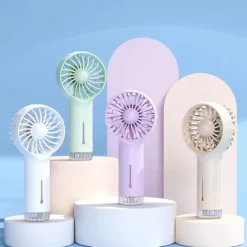 Portable Handheld Spray Fan – Large Wind Refillable Water Mist Cooling Fan for Outdoor and Travel