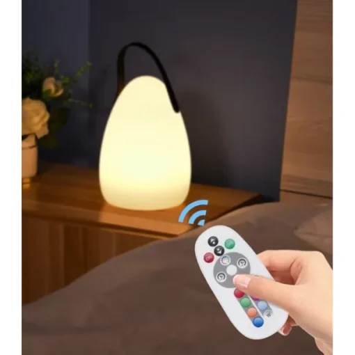 Portable Lantern Hanging Tent Light USB Rechargeable LED Night Light For Bedroom Living Room Camping Light Remote Control Colorful Atmosphere Camping Light Camping Portable Light Easy to Carry