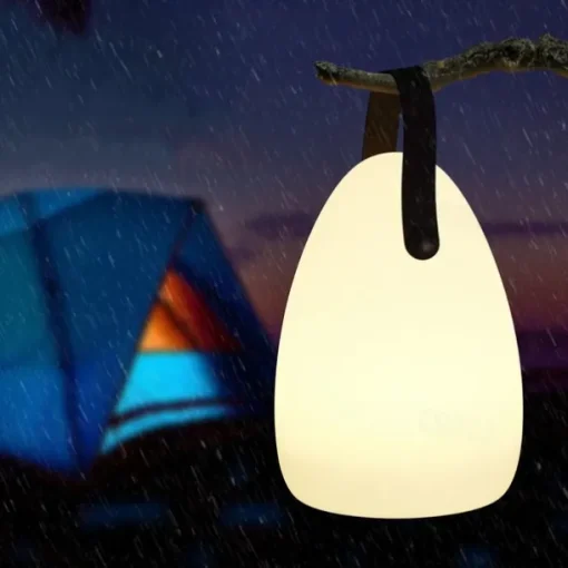 Portable Lantern Hanging Tent Light USB Rechargeable LED Night Light For Bedroom Living Room Camping Light Remote Control Colorful Atmosphere Camping Light Camping Portable Light Easy to Carry