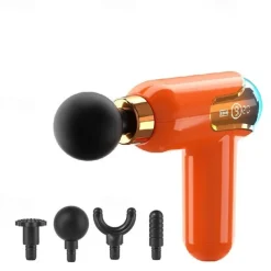 Portable LCD Massage Gun Deep Tissue Muscle Electric Massager For Leg Body Neck Shoulder Pain Relief Sport Relaxation(1pcs)