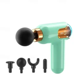 Portable LCD Massage Gun Deep Tissue Muscle Electric Massager For Leg Body Neck Shoulder Pain Relief Sport Relaxation(1pcs)