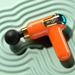 Portable LCD Massage Gun Deep Tissue Muscle Electric Massager For Leg Body Neck Shoulder Pain Relief Sport Relaxation(1pcs)