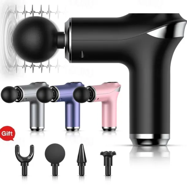 Portable Massage Gun High Frequency Muscle Vibration Massager For The Whole Body Deep Relaxation Muscle Pain Relief Fitness Massager