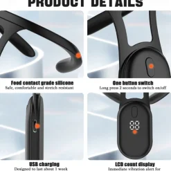 Portable Mericle Ultrasonic Lymphatic Soothing Body Slimory Ultrasonic Lymphatic Soothing Neck Massager Instrument Neck Care