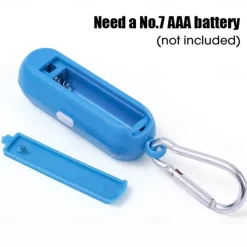 Portable Mini COB LED Keychain Pocket Flashlight 3 Modes LED Flashlight Battery Powered Outdoor Camping Hiking Fishing Torch