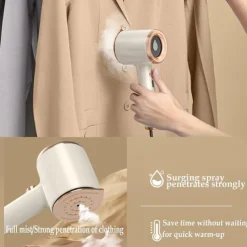 Portable Mini Ironing Machine Handheld mini ironing board Travel Mini Ironing Machine for Clothes Portable Iron Steamer Fast Preheating Steam Dry Ironing For Home and Travel