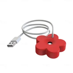 Portable Mist Maker Cool Mist Air Humidifier Mini USB Flower Humidifier Bottle Aroma Diffuser for Home Office Room