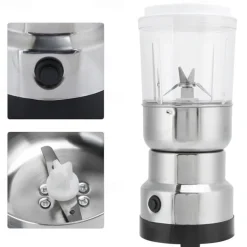 Portable Multifunctional Large Capacity Smash Machine Electric Coffee Cereals Grain Grinder Household Electric Cereals Powder Electric Seasonings Spices Milling Machine Grinder