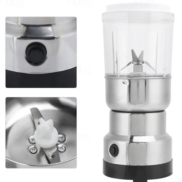Portable Multifunctional Large Capacity Smash Machine Electric Coffee Cereals Grain Grinder Household Electric Cereals Powder Electric Seasonings Spices Milling Machine Grinder