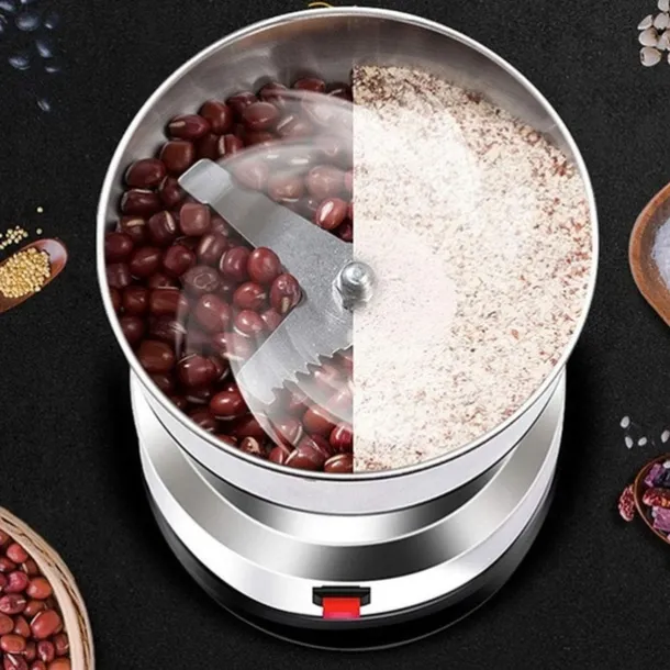 Portable Multifunctional Large Capacity Smash Machine Electric Coffee Cereals Grain Grinder Household Electric Cereals Powder Electric Seasonings Spices Milling Machine Grinder